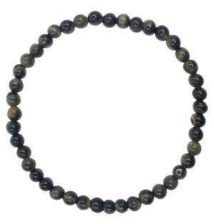 4MM Blue Tigers Eye Bracelet